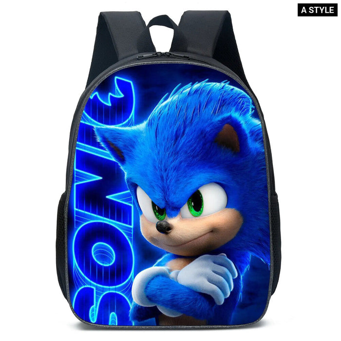Cartoon Sonic School Bags For Kids