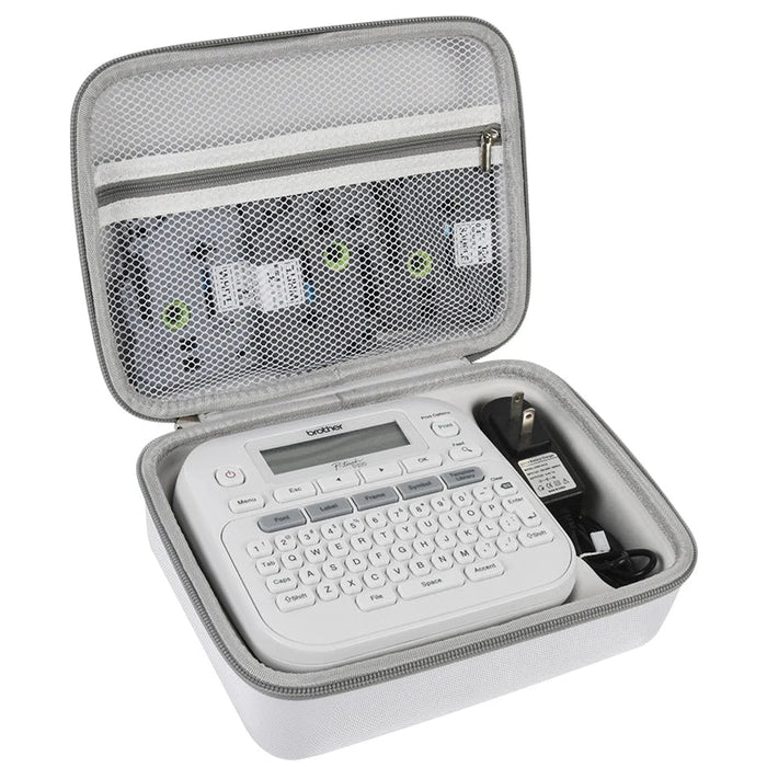 Compact Storage Case For Brother P Touch Ptd220 D210 Label Maker Organize Protect Your Home/Office Labels 50 Characters Or Less