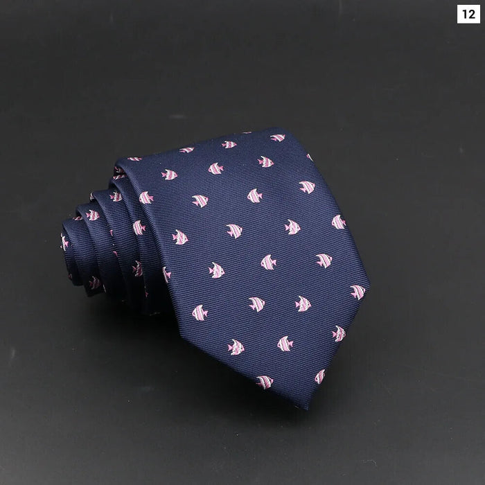 Cartoon Animal Tie For Weddings And Parties