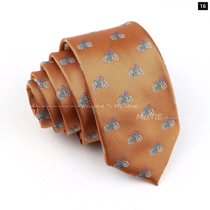 Blue Sailboat Necktie For Men Weddings Parties And Daily Wear