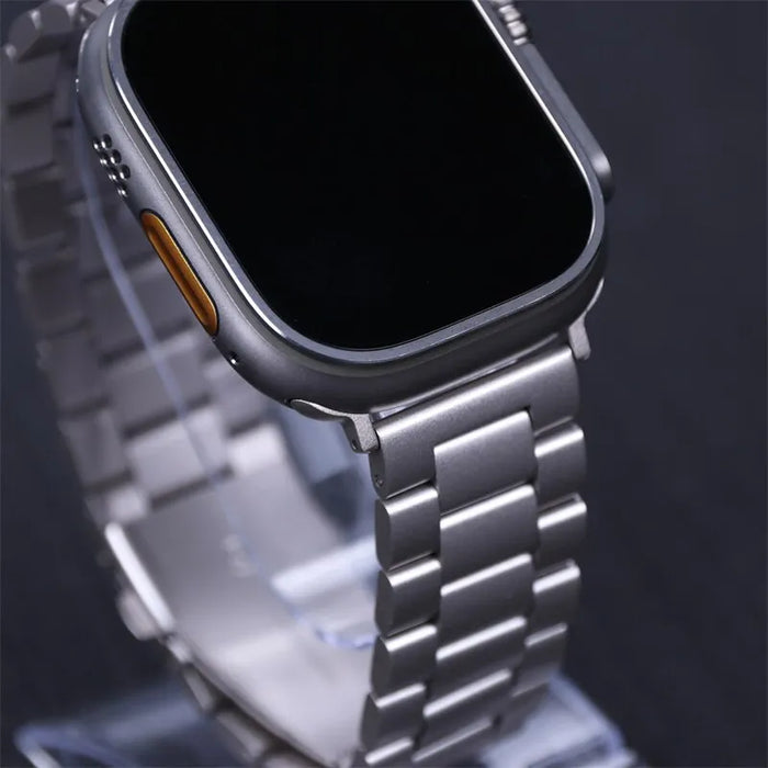 Stainless Steel Strap For Apple Watch Band 40Mm 44Mm 45Mm 49Mm Metal Bracelet For Iwatch Series 9 8 7 6 5