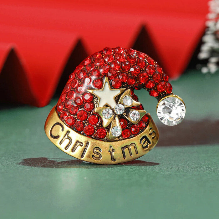 Christmas Hat Lapel Pin