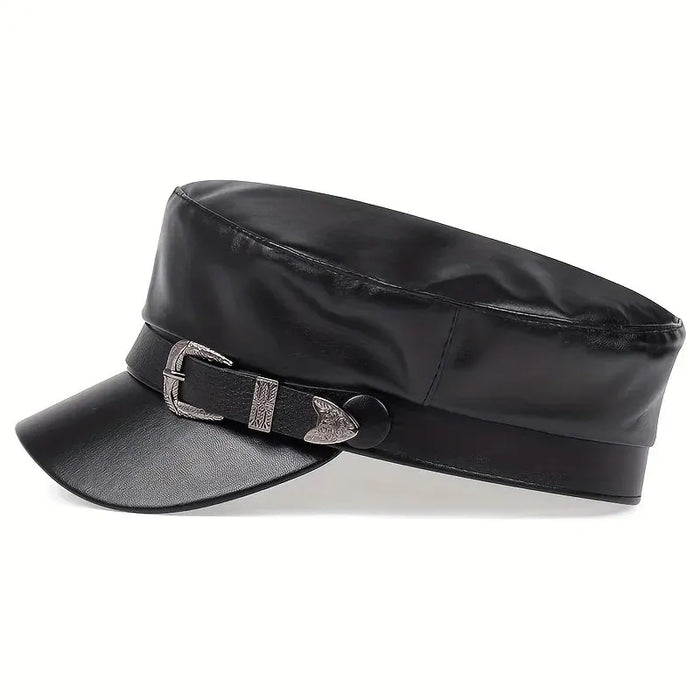 Leather Sailor Hat