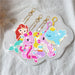 15 Piece Diy Mermaid Animal Keychain Set For Kids