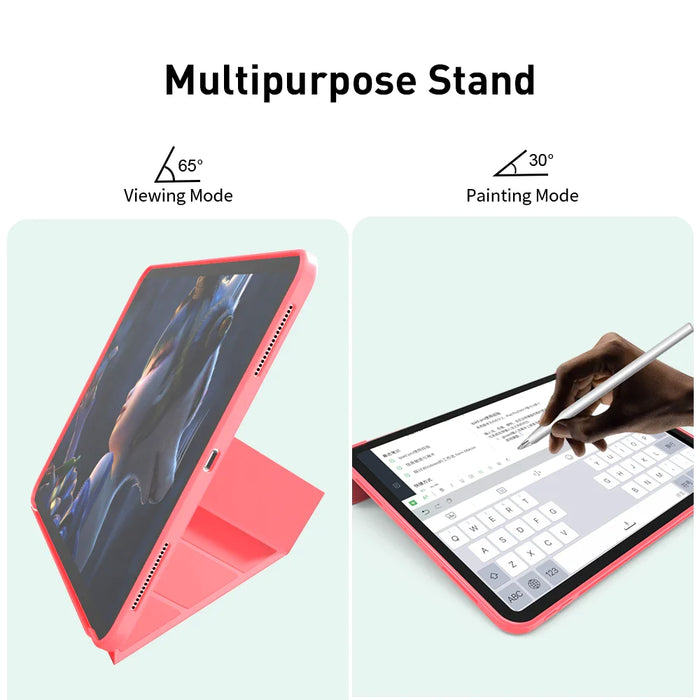 Smart Magnetic Flip Stand Tpu Back Cover For Ipad Pro 11 12.9 Tablet