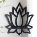 Black Lotus Crystal Corner Shelf