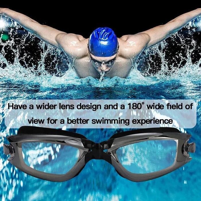 Anti-fog High-definition Earplugs Swimming Goggles