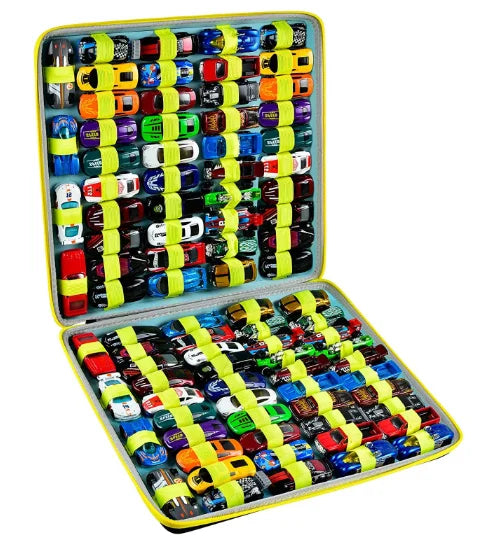 Car Toy Storage Case For Wheels Matchbox Cars Holds 88 Vehicles