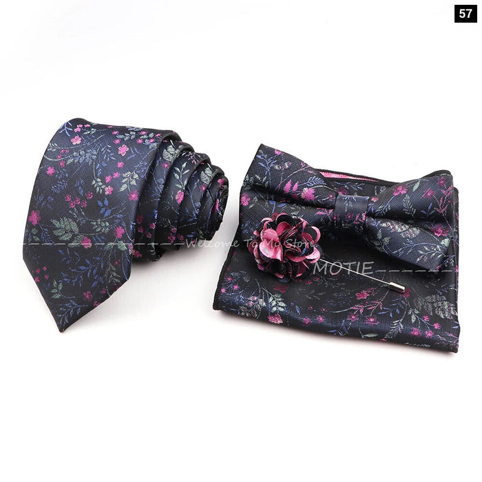 Classic Plant Tie Set For Weddings And Daily Wear