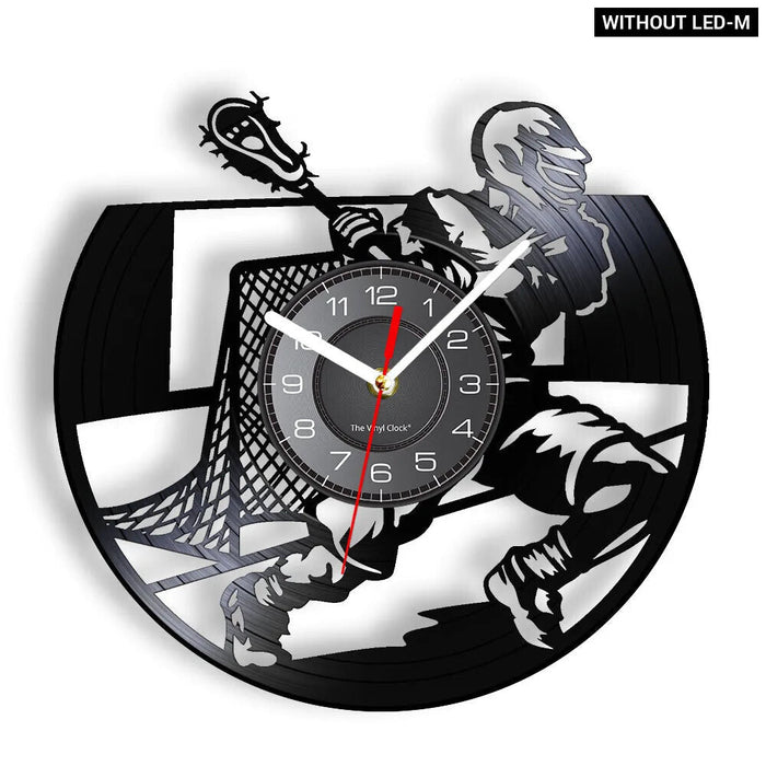 Hockey Wall Clock For Boys Room