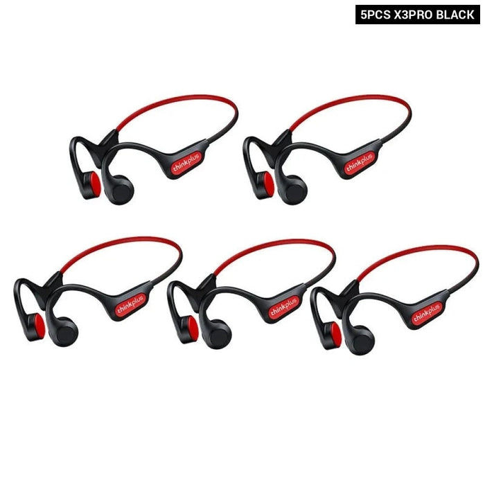 5Pcs Wireless Bluetooth X3 Air Conduct X4 / X3Pro Bone Conduction Sports Earphones With Mic