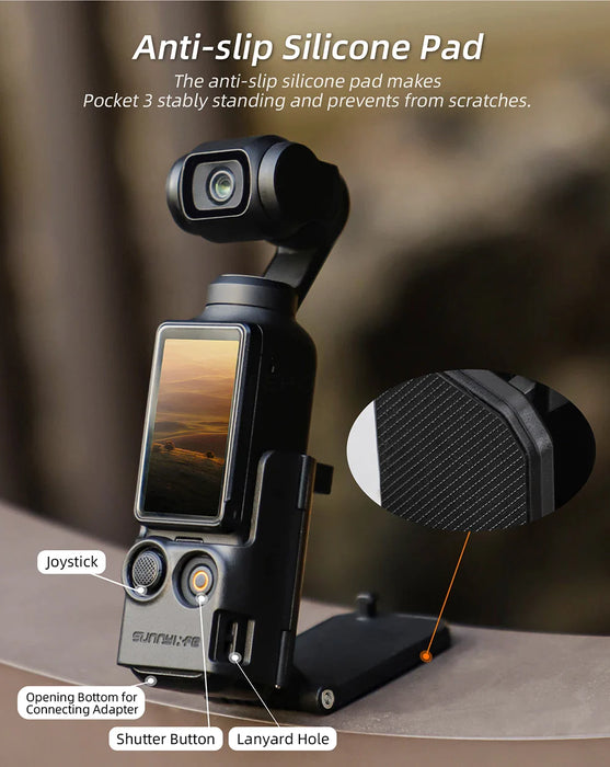 For Dji Osmo Pocket 3 Cycling/v-log/tabletop Action