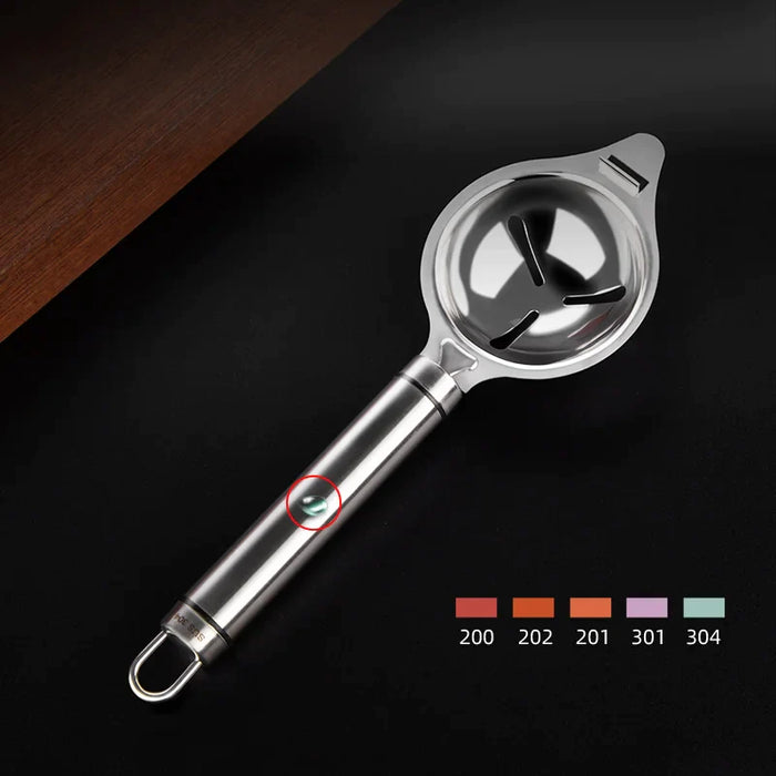 Stainless Steel Egg Separator Funnel Spoon