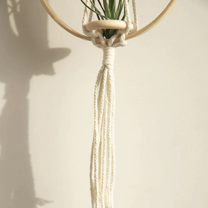 Boho Macrame Hanging Planter For Home Decor