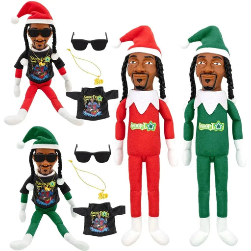 Snoop On a Stoop Christmas Plush Elf Doll