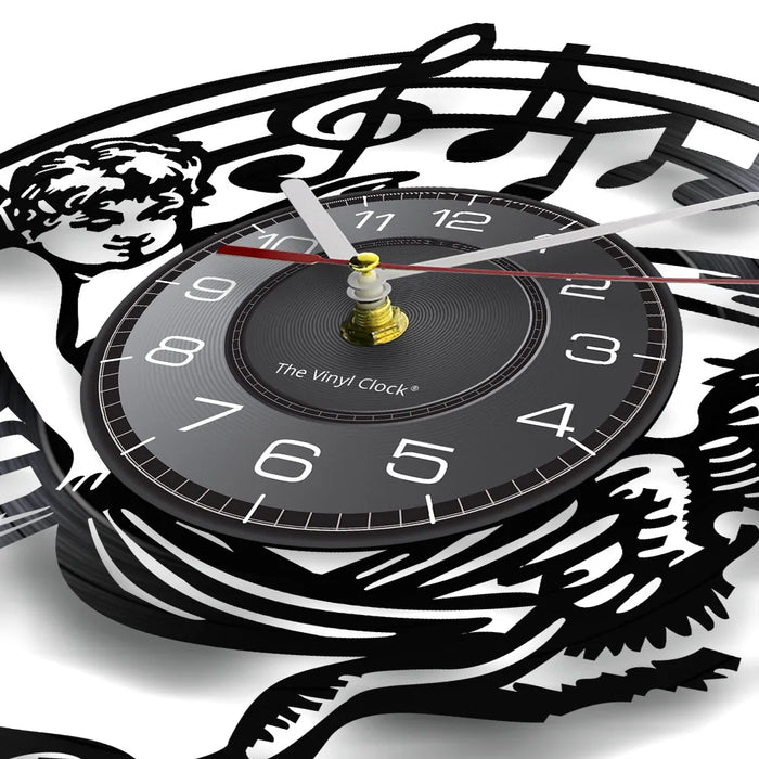 Musical Angels Vinyl Record Clock