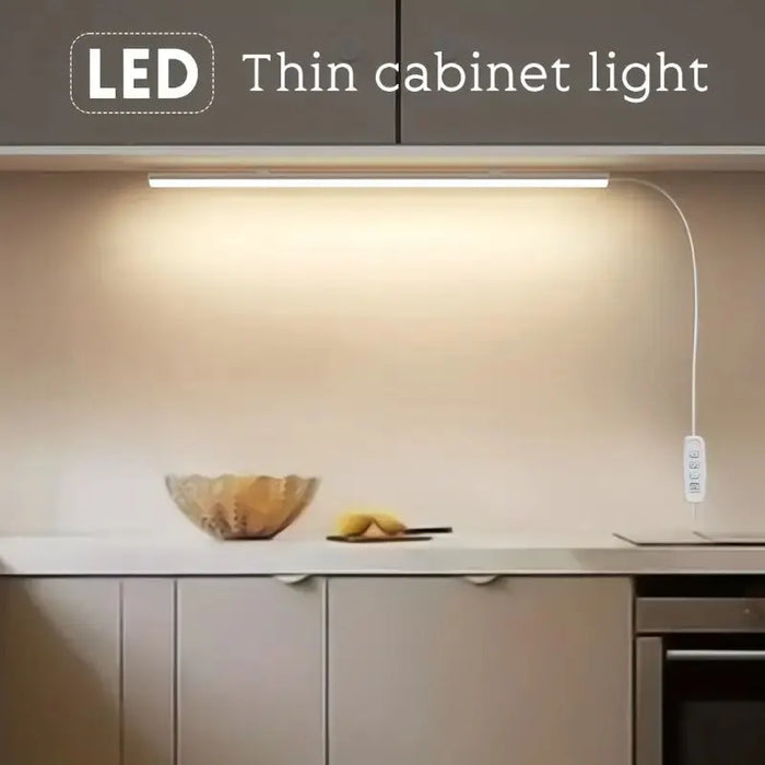 Dimmable Led Under Cabinet Light With Usb Plug 3 Colour Options Magnetic Strip Kitchen Bedroom Night Light