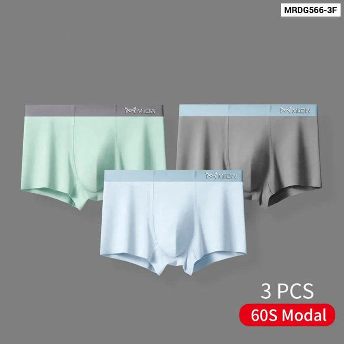 Soft Breathable Mens Boxer Briefs Set