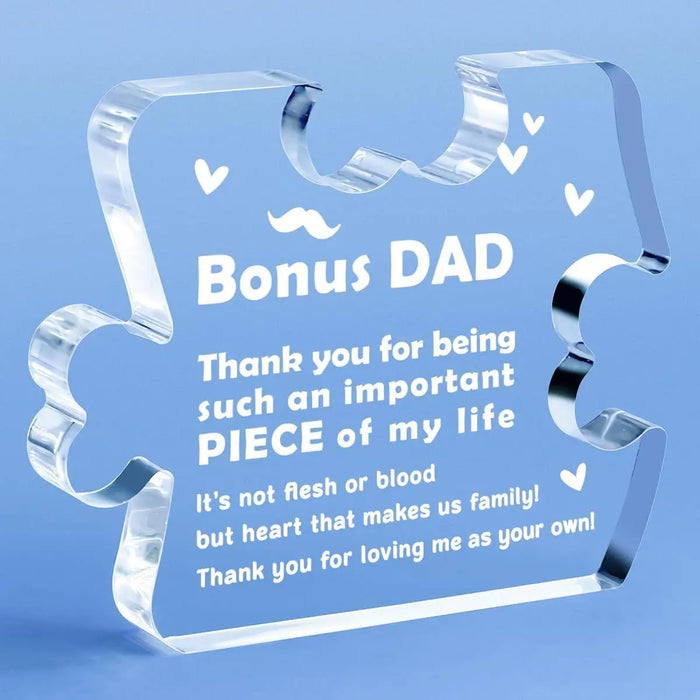 Best Dad Ever Acrylic Plaque Appreciation Gift