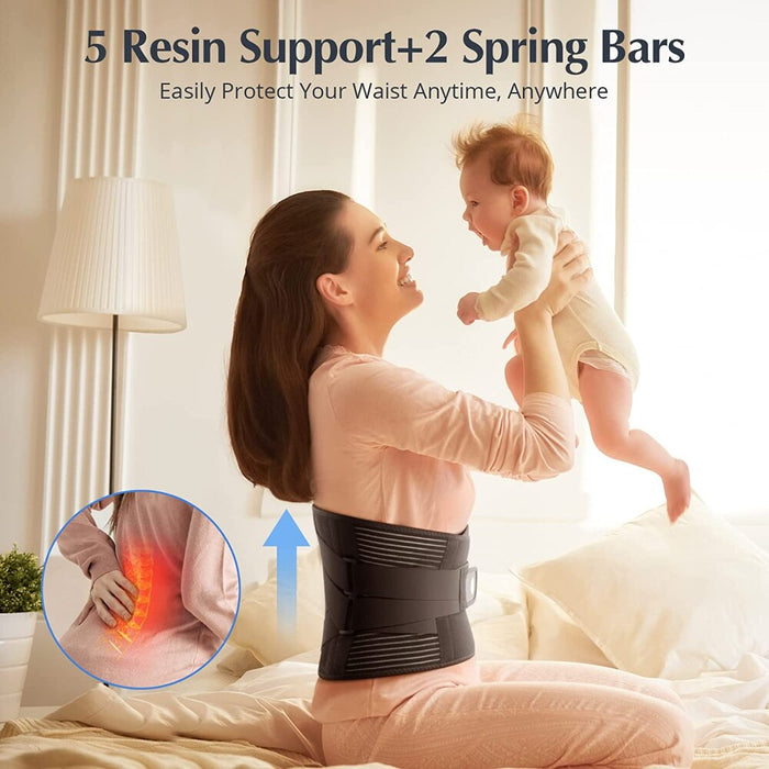 Sports Lower Back Brace With Removable Lumbar Pad for Men Women