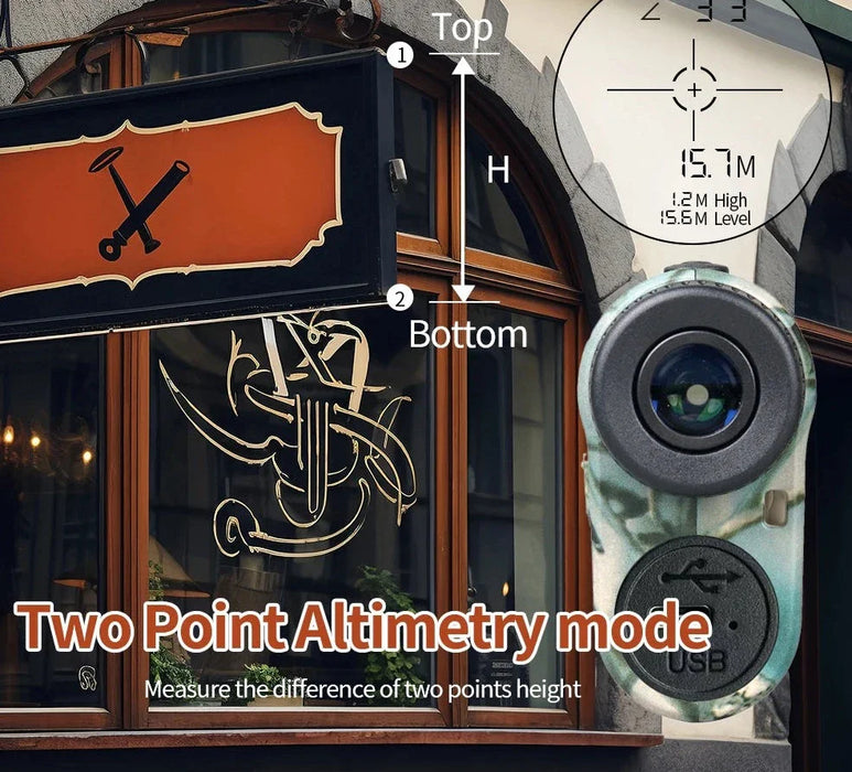 1000m Hunting Laser Rangefinder With Target Acquisition