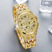 Diamond Women Watches Gold Watch Ladies Wrist Luxury Brand