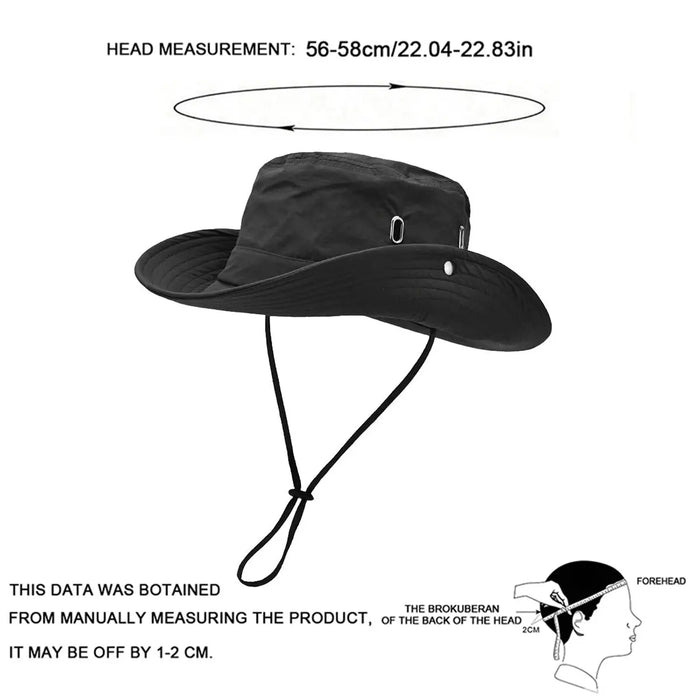 Quick Dry Silver Bucket Hat For Outdoor Adventures