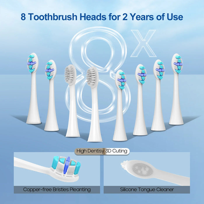 Child Electric Toothbrush 12 Years 5 Modes Rechargeable Pressure Sensor