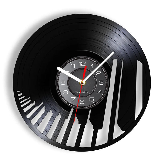 Musical Vinyl Record Wall Clock For Music Lovers