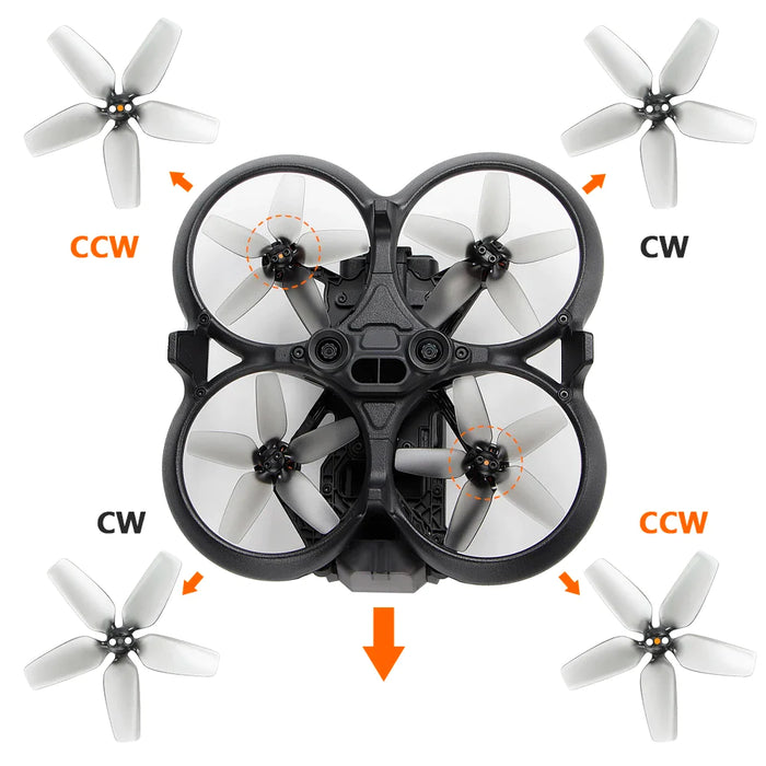 Avata Drone Propeller Light Weight Replacement Blade