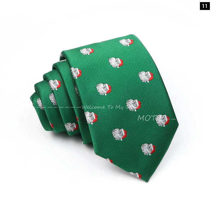 Santa Claus Necktie For Christmas And Halloween Parties