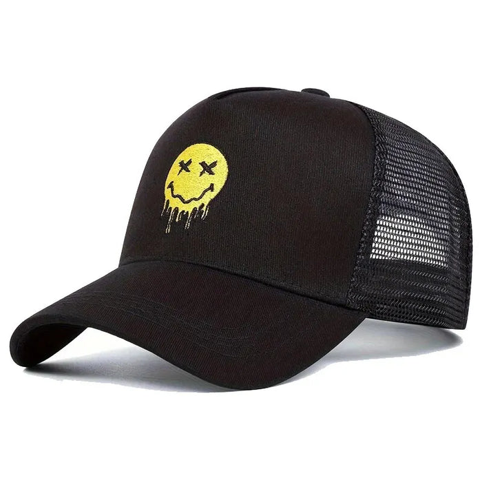 Smiling Face Print Baseball Cap / Hat For Outdoor Wear