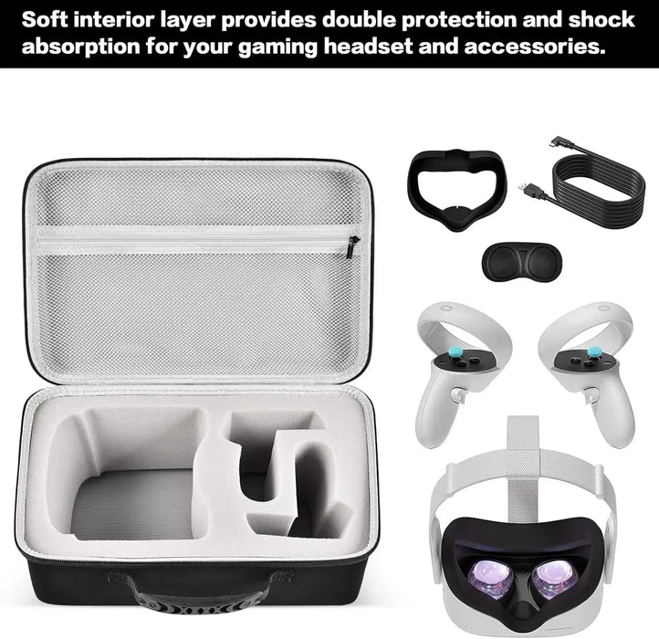 Protective Case For Oculus Quest 2/3 Vr Headset Controllers Silicone Face Cover