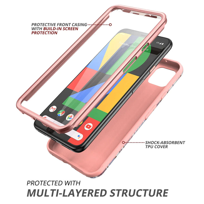 Shockproof Tpu Case For Google Pixel 4 With Screen Protector