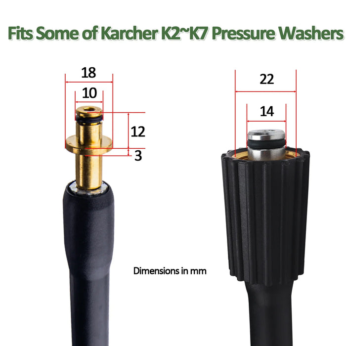 10M High Pressure Water Hose For Karcher K2 K5.20 Sink Cleaning