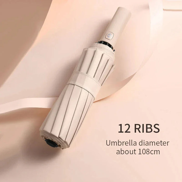 Large Collapsible Uv Protective Umbrella