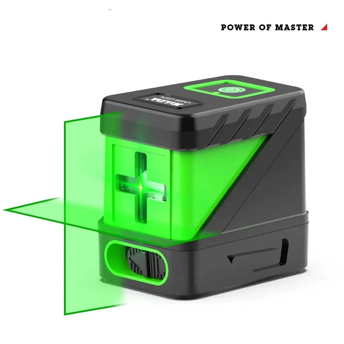 Hilda 2 Line Green Laser Level Self Leveling