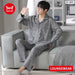 Comfy Cotton Mens Pajamas With Long Sleeves