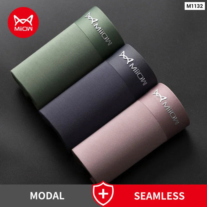 3 Piece Modal Ice Silk Mens Boxers