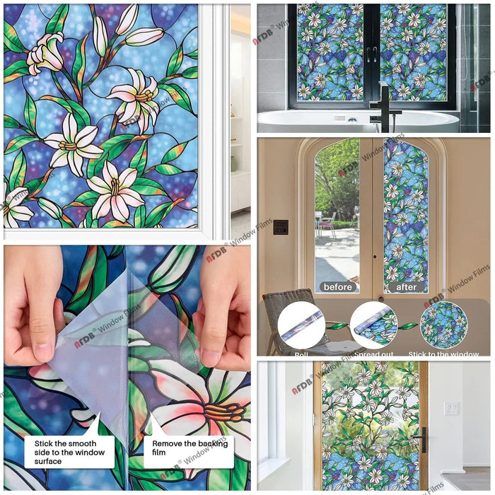 Decorative Stained Glass Window Film