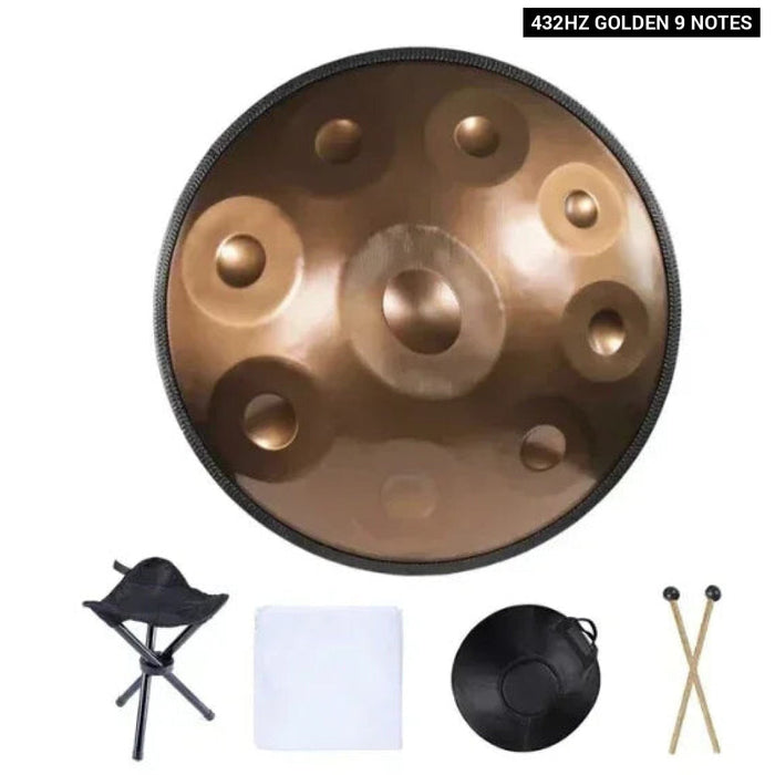 432Hz 440Hz 9 10 12 Notes D Major Professional Authentic Handpan Steel Tongue Drum For Yoga And Meditation