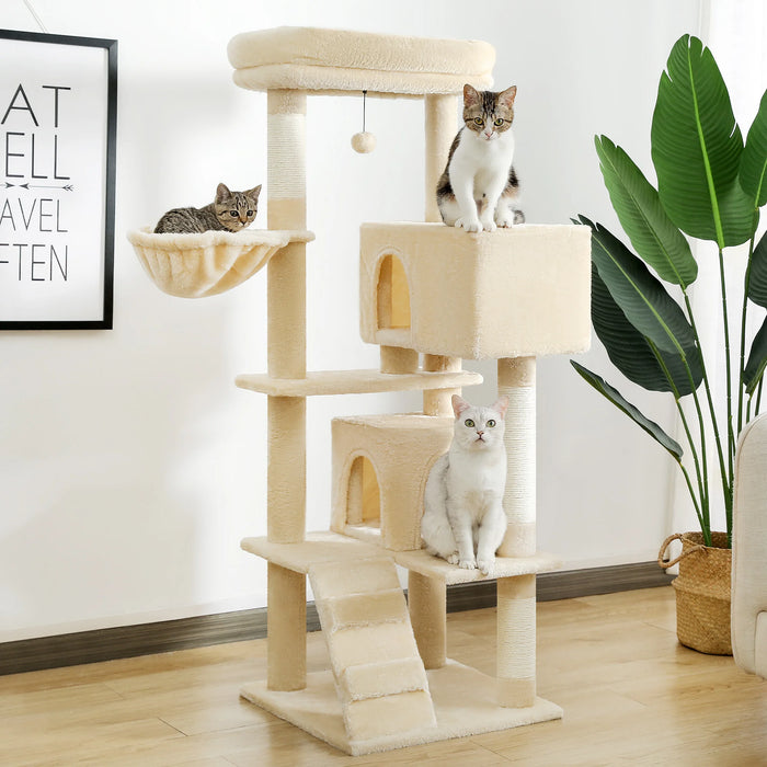 Multi Level Cat Tree Double Condos Scratching Posts