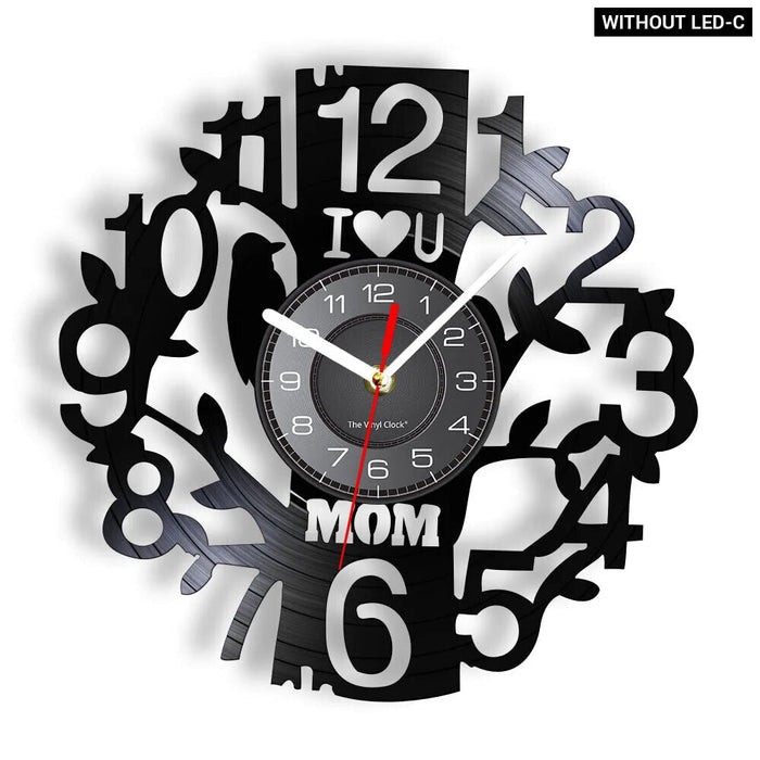 Retro Vinyl Record Wall Clock