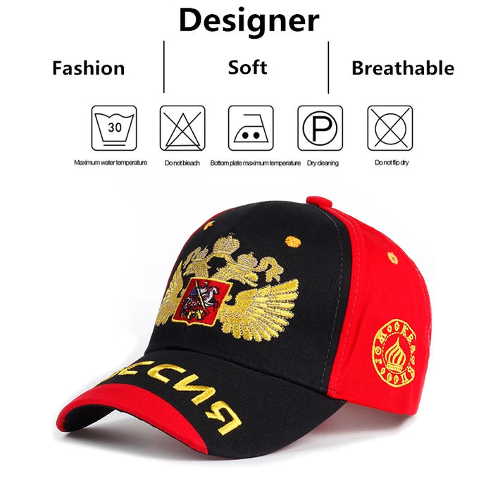 Embroidered Brim Baseball Cap / Hat For Outdoor Wear