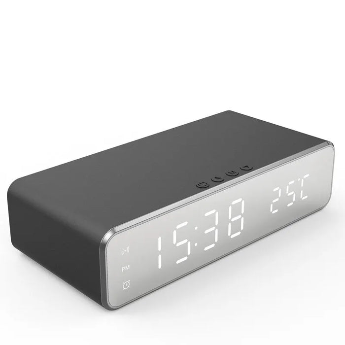 Fast Charging Dock With Alarm Clock And Thermometer