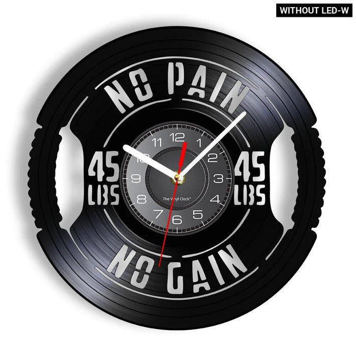 Silent Fitness Gym Wall Clock