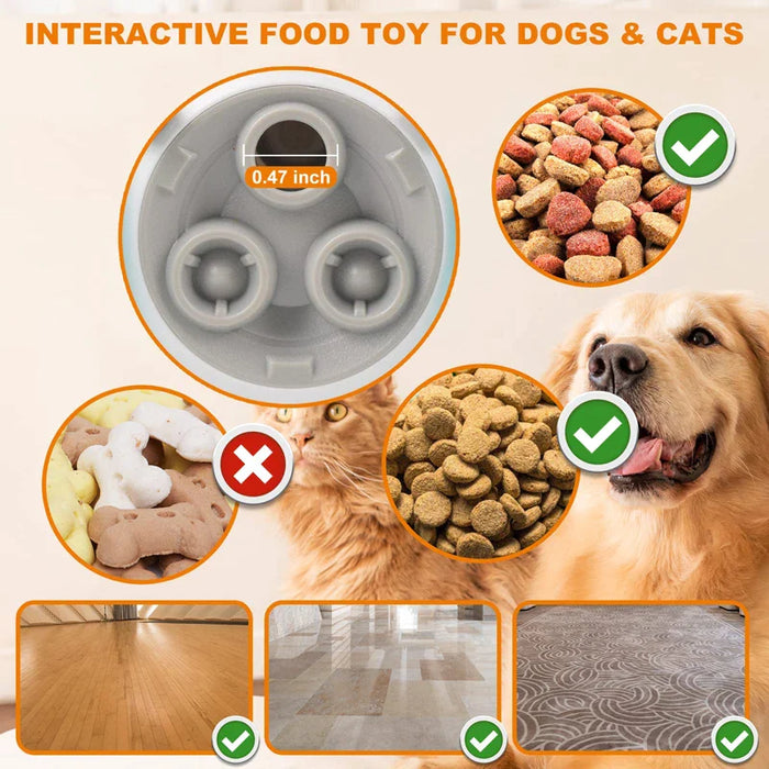 Robot Dog Toy Interactive Pet Food Dispenser