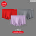 3 Piece 80ct Modal Mens Boxers Silk Crotch Underwear