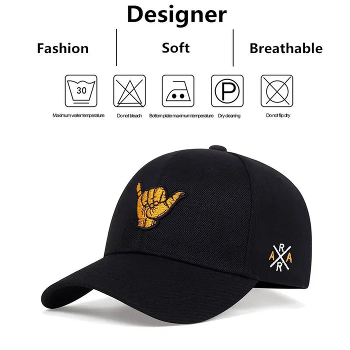 Adjustable Embroidered Baseball Cap / Hat For Outdoor Sun Protection