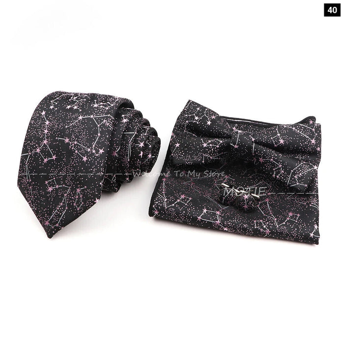 Classic Plant Tie Set For Weddings And Daily Wear